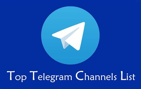 list of telegram channels.